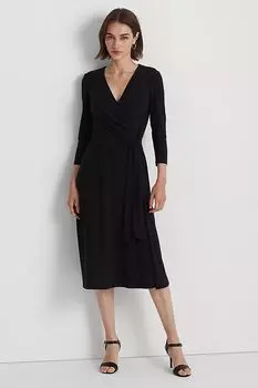 Черное платье Карлины Lauren Ralph Lauren, черный