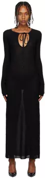 Черное платье макси Emmeline SIR.
