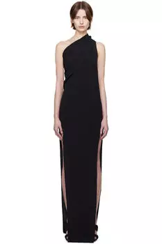 Черное платье макси Hollywood Athena Arrowhead Rick Owens