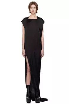 Черное платье-макси Hollywood Edfu Rick Owens