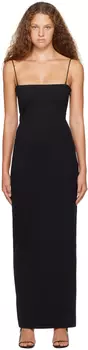 Черное платье макси Sauble The Row