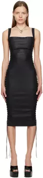 Черное платье-миди Andaz Miaou