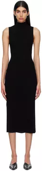 Черное платье-миди Ida Reformation