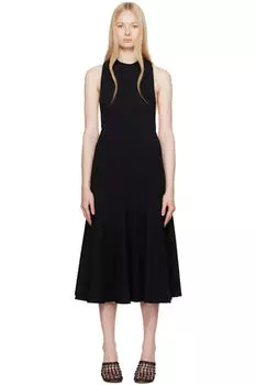 Черное платье миди La Croisire 'The Favola' JACQUEMUS