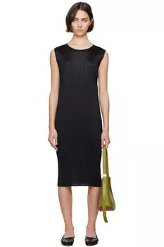 Черное платье миди Monthly Colors April PLEATS PLEASE ISSEY MIYAKE