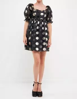 Черное платье New Day 2.7 August Apparel, черный