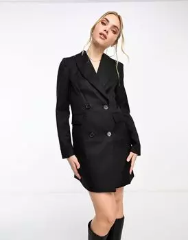 Черное платье-пиджак мини Vero Moda