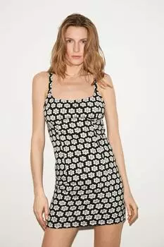 Черное платье приталенного кроя Monica GRIMELANGE, черный