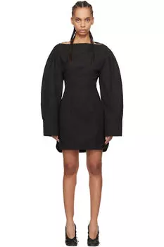 Черное платье-рубашка La Casa 'The Casaco' Мини-платье JACQUEMUS