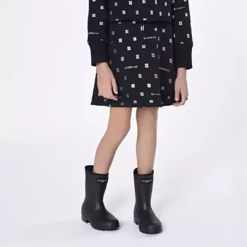 Черное платье с капюшоном Givenchy, черный