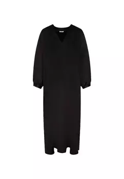 Черное розовое платье Seidensticker, черный