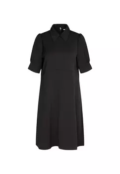 Черное розовое платье Seidensticker, черный