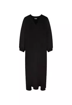 Черное розовое платье Seidensticker, черный