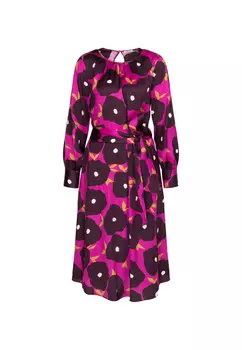 Черное розовое платье Seidensticker, фиолетовый