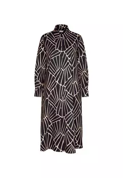 Черное розовое платье Seidensticker, синий