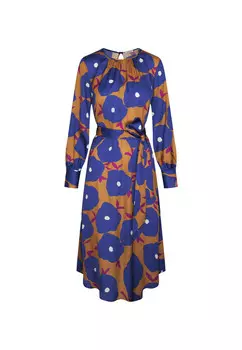 Черное розовое платье Seidensticker, желтый