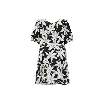 Черное вискозное платье Desigual