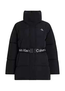 Черное женское пальто Calvin Klein Jeans