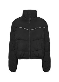 Черное женское пальто Tommy Jeans