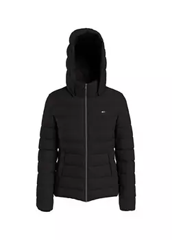 Черное женское пальто Tommy Jeans