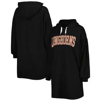 Черное женское платье Gameday Couture Texas Longhorns Game Winner в винтажном стиле, трехцветное платье