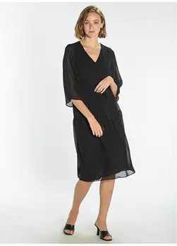 Черное женское платье NGSTYLE