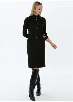 Черное женское платье Selen