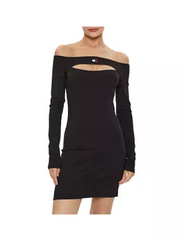 Черное женское платье Tommy Jeans