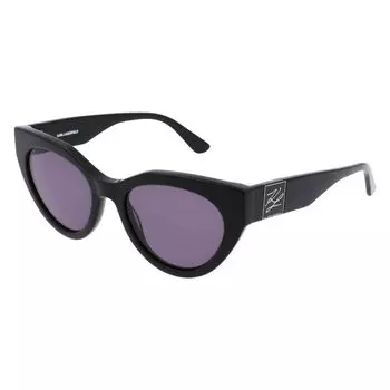 Черные ацетатные солнцезащитные очки Karl Lagerfeld