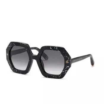 Черные ацетатные солнцезащитные очки Philipp Plein