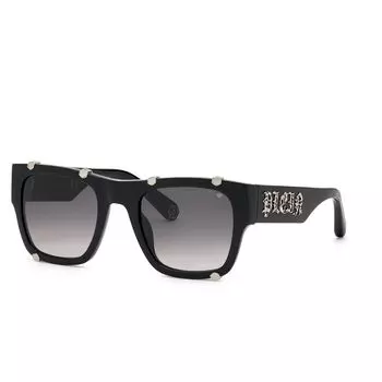 Черные ацетатные солнцезащитные очки Philipp Plein