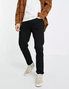 Черные эластичные джинсы скинни без выцветания ASOS DESIGN