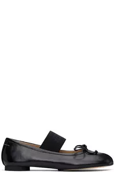 Черные анатомические балетки MM6 Maison Margiela