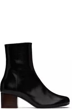 Черные анатомические ботинки 55 LEMAIRE