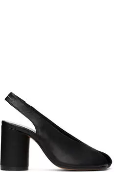 Черные анатомические туфли MM6 Maison Margiela