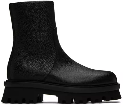 Черные армейские ботинки Metropolitan Ferragamo