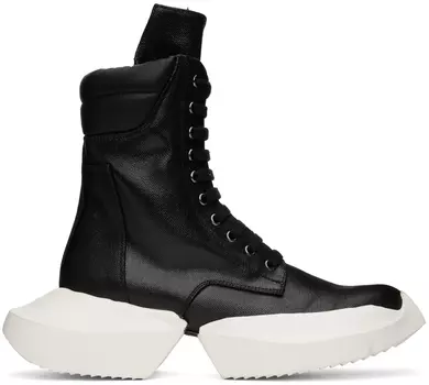 Черные армейские кроссовки с разрезами Rick Owens Drkshdw