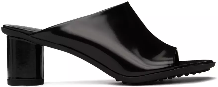 Черные атомные мюли Bottega Veneta