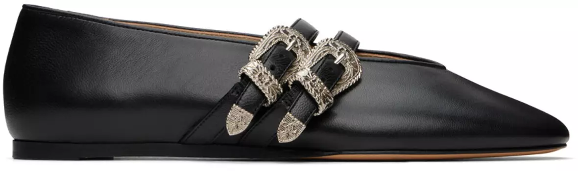 Черные балетки Claudia Le Monde Beryl