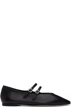 Черные балетки Franny Aeyde