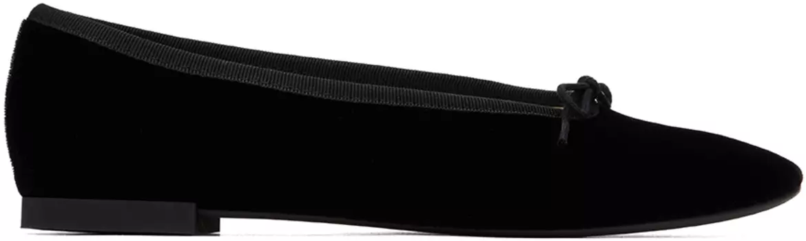 Черные балетки Lilouh Repetto