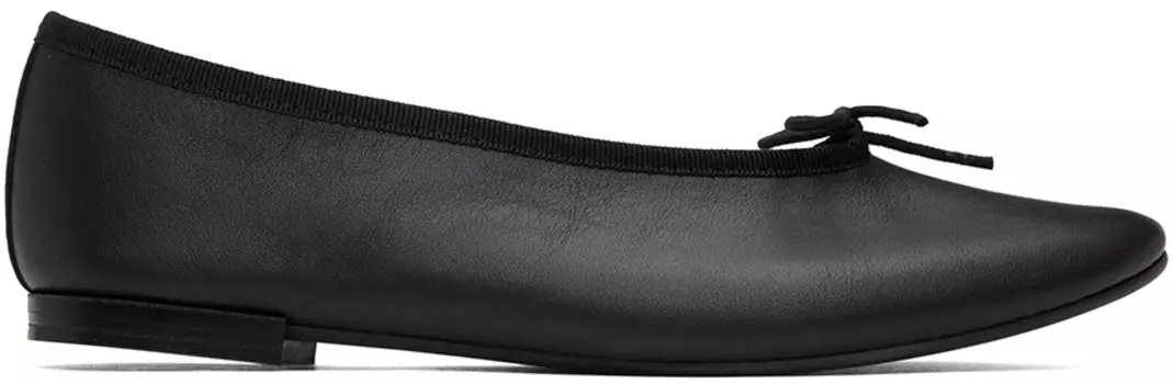 Черные балетки Lilouh Repetto