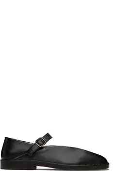 Черные балетки-лоферы LEMAIRE