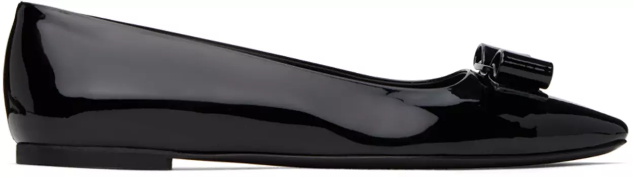 Черные балетки Vara Ferragamo