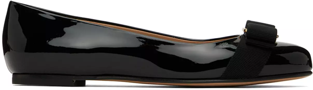 Черные балетки Varina Ferragamo