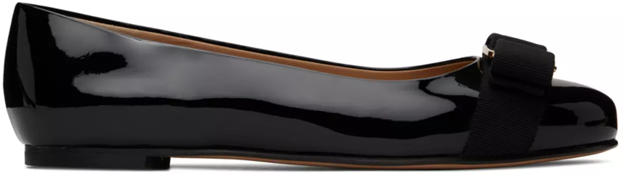 Черные балетки Varina Ferragamo