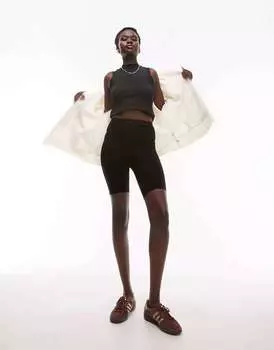 Черные базовые леггинсы Topshop Tall