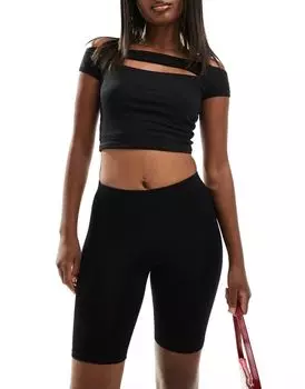 Черные базовые шорты-леггинсы ASOS DESIGN