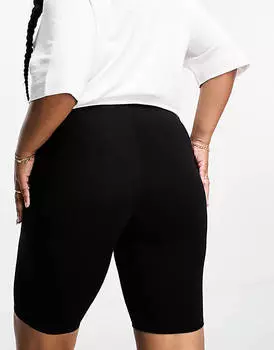Черные базовые шорты-леггинсы ASOS DESIGN Curve
