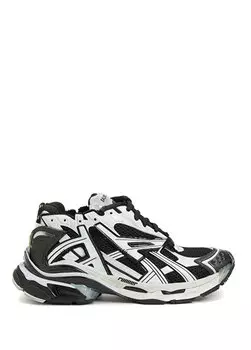 Черные белые мужские кроссовки runner Balenciaga